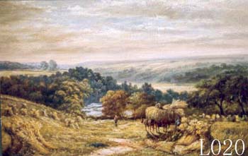 (image for) Landscape, Handmade oil painting on Canvas：L0020
