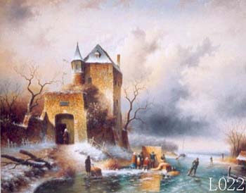 (image for) Landscape, Handmade oil painting on Canvas:L0022