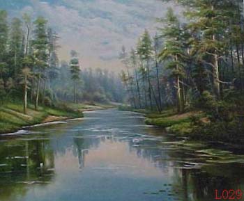 (image for) Landscape, Handmade oil painting on Canvas:L0029