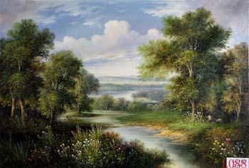(image for) Landscape, Handmade oil painting on Canvas:L0088