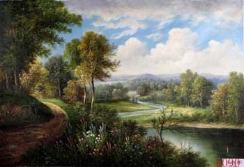 (image for) Landscape, Handmade oil painting on Canvas:L0090
