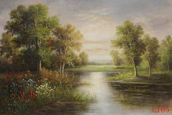 (image for) Landscape, Handmade oil painting on Canvas:L00105
