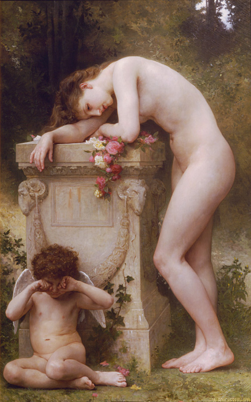 (image for) Depictions of nude women by William Bouguereau Douleur Damour - Click Image to Close