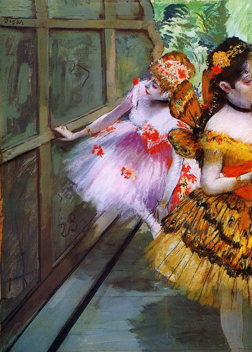(image for) Handmade oil painting Copy paintings of famous artists Ballet Dancers in Butterfly Costumes 1880 - Click Image to Close
