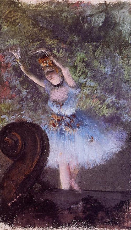 (image for) Handmade oil painting Copy paintings of famous artists Dancer 1877-1878 - Click Image to Close