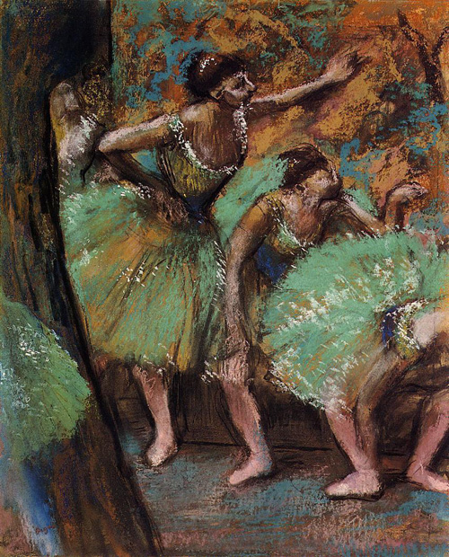 (image for) Handmade oil painting Copy paintings of famous artists Dancers 1898 - Click Image to Close
