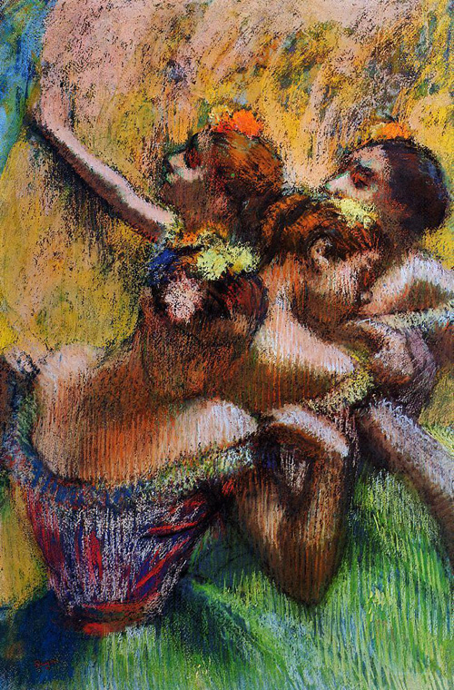 (image for) Handmade oil painting Copy paintings of famous artists Four Dancers 1902 - Click Image to Close