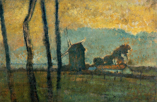 (image for) Handmade oil painting Copy paintings of famous artists Landscape at Valery-sur-Somme - Click Image to Close
