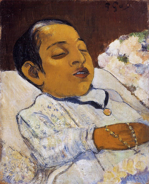 (image for) Handmade oil painting Copy paintings of famous artists Paul Gauguin painting artwork Atiti 1891 1892 - Click Image to Close