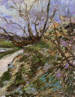 (image for) Handmade oil painting Copy paintings of famous artists River Bank in Winter (study) 1881 1882 - Click Image to Close