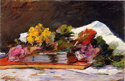 (image for) Handmade oil painting Copy paintings of famous artists Paul Gauguin painting Bouquet of Flowers 1882 - Click Image to Close