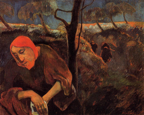 (image for) Paul Gauguin paintings art Christ in the Garden of Olives 1889 - Click Image to Close