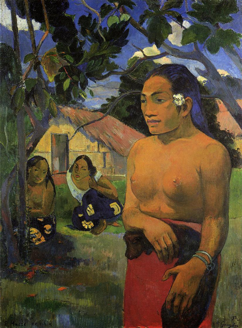 (image for) Paul Gauguin E haere oe i hia (aka Where Are You Going) 1892 - Click Image to Close