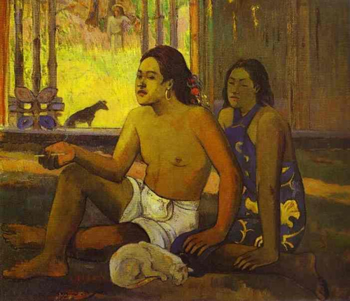 (image for) Paul Gauguin paintings art Eilaha Ohipa (aka Not Working) 1896 - Click Image to Close