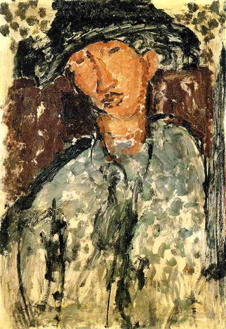 (image for) Handmade oil painting Copy paintings of famous artists Chaim Soutine 1917 - Click Image to Close