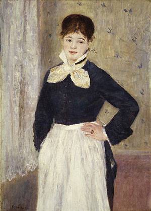 (image for) Pierre-Auguste Renoir A Waitress at Duval's Restaurant ca. 1875 - Click Image to Close