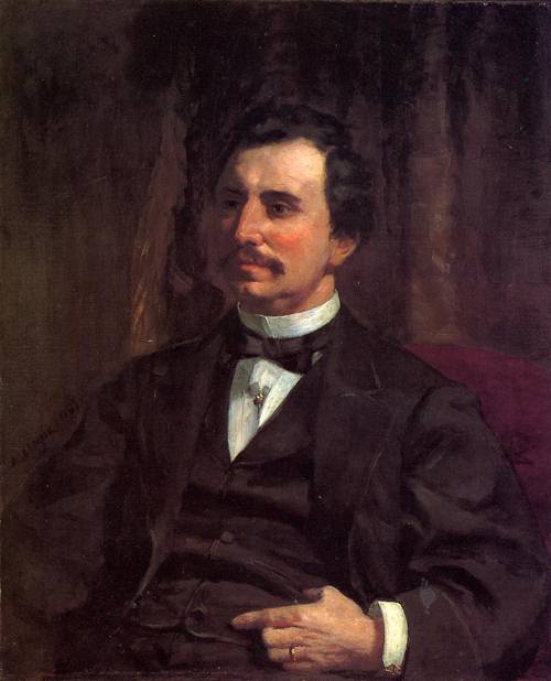 (image for) Pierre-Auguste Renoir painting Colonel Barton Howard Jenks 1865 - Click Image to Close