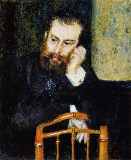 (image for) Pierre-Auguste Renoir paintings artwork Alfred Sisley 1876 - Click Image to Close