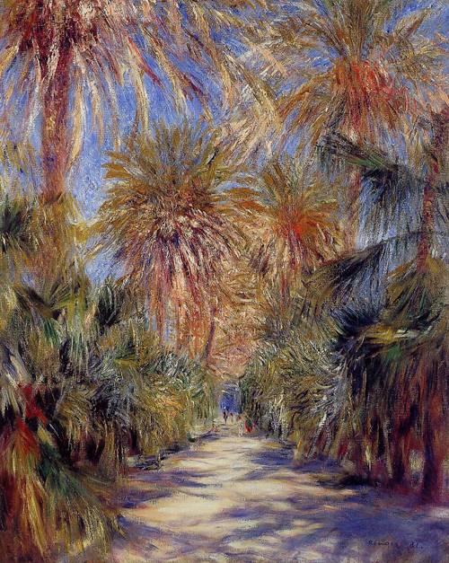 (image for) Pierre-Auguste Renoir painting Algiers the Garden of Essai 1881 - Click Image to Close
