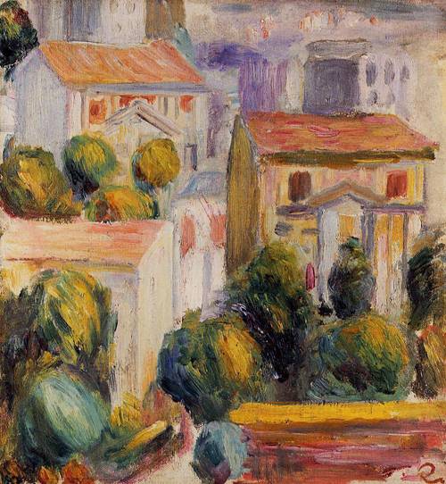 (image for) Handmade oil painting Copy paintings of famous artists House at Cagnes - Click Image to Close