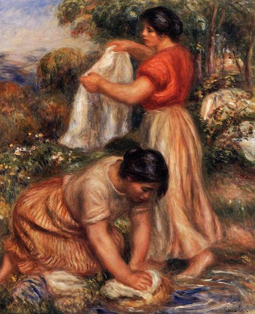 (image for) Handmade oil painting Copy paintings of famous artists Laundresses 1912 - Click Image to Close