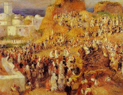 (image for) Renoir paintings Arab Festival in Algiers aka The Casbah 1881 - Click Image to Close