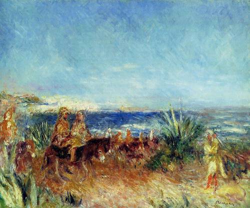 (image for) Pierre-Auguste Renoir paintings artwork Arabs by the Sea - Click Image to Close