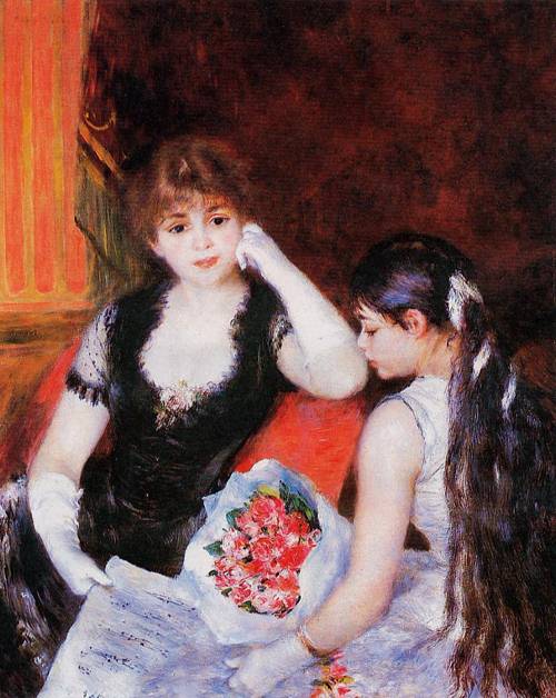 (image for) Pierre-Auguste Renoir At the Concert (aka Box at the Opera) 1880 - Click Image to Close