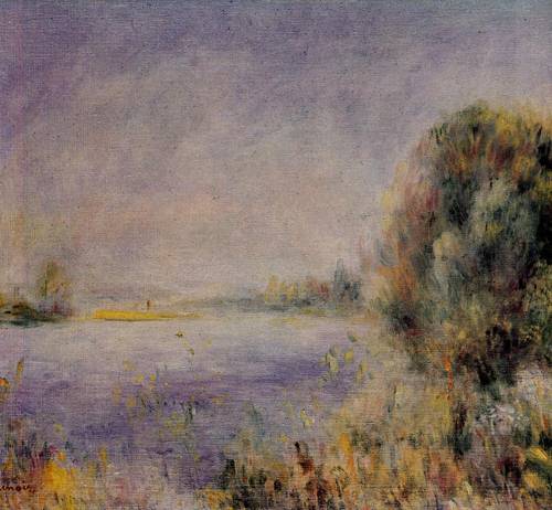(image for) Pierre-Auguste Renoir paintings art Banks of the River 1874-1876 - Click Image to Close