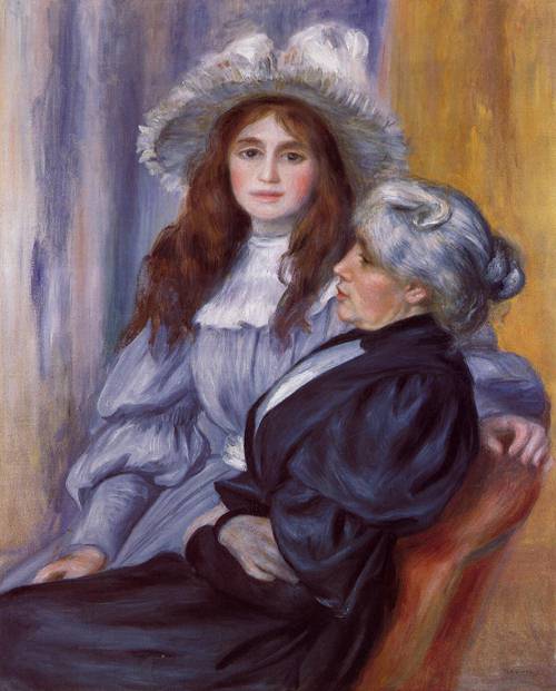 (image for) Handmade oil painting Copy paintings of famous artists Berthe Morisot and Her Daughter Julie Manet 189 - Click Image to Close