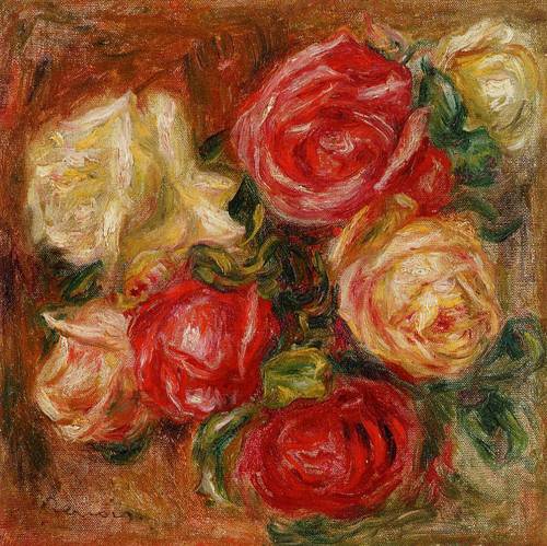 (image for) Pierre-Auguste Renoir paintings artwork Bouquet of Flowers - Click Image to Close