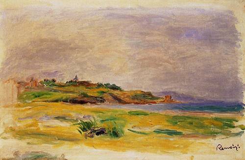 (image for) Pierre-Auguste Renoir paintings art Cagnes Landscape 1900-1910 - Click Image to Close