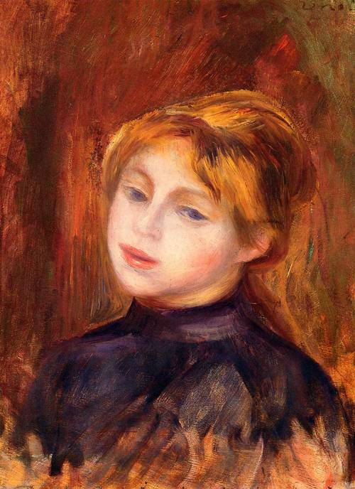 (image for) Pierre-Auguste Renoir paintings artwork Catulle Mendez 1888 - Click Image to Close