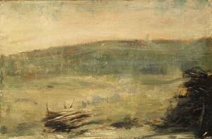 (image for) Handmade oil painting Copy paintings of famous artists Landscape at Saint Ouen 1878 or 1879 - Click Image to Close