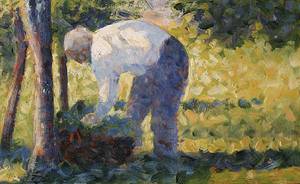 (image for) Handmade oil painting Copy paintings of famous artists The Gardener - Click Image to Close