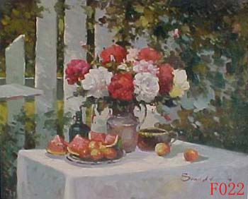 (image for) Still Life, Handmade oil painting on Canvas:still life F0022 - Click Image to Close