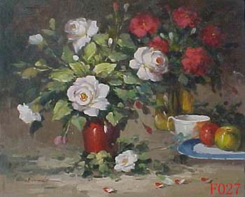 (image for) Still Life, Handmade oil painting on Canvas:still lifeF0027 - Click Image to Close