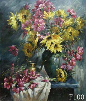 (image for) Still Life, Handmade oil painting on Canvas:still life F00100 - Click Image to Close