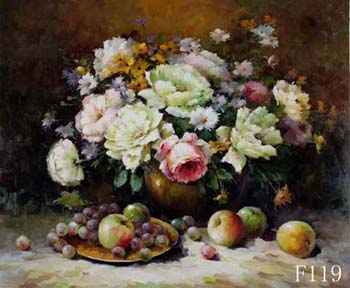 (image for) Still Life, Handmade oil painting on Canvas:still life F00119 - Click Image to Close