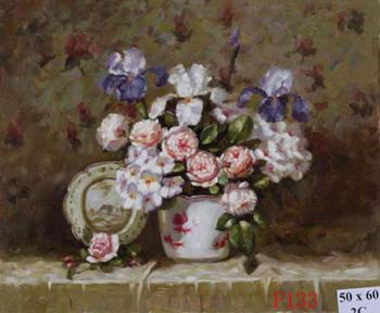 (image for) Still Life, Handmade oil painting on Canvas:still life F00133 - Click Image to Close