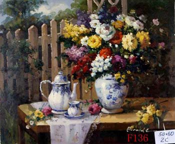 (image for) Still Life, Handmade oil painting on Canvas:still life F00136 - Click Image to Close