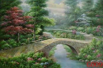 (image for) Landscape, Handmade oil painting on Canvas:G009 - Click Image to Close