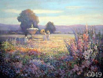 (image for) Landscape, Handmade oil painting on Canvas:G0049 - Click Image to Close