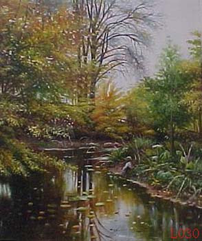 (image for) Landscape, Handmade oil painting on Canvas:L0030 - Click Image to Close