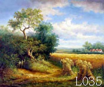 (image for) Landscape, Handmade oil painting on Canvas：L0035 - Click Image to Close