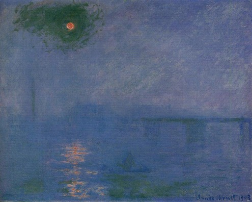 (image for) Claude Oscar Monet art Charing Cross Bridge Fog On The Themes - Click Image to Close