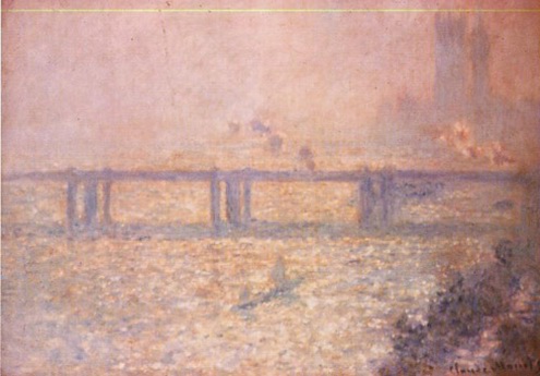 (image for) Claude Oscar Monet paintings artwork Charing Cross Bridge London - Click Image to Close