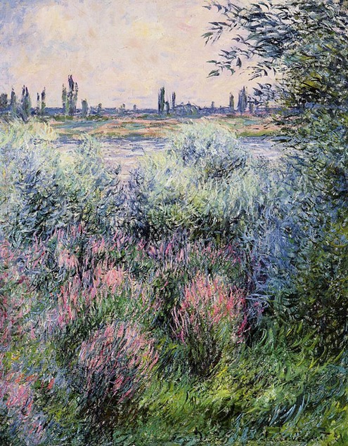 (image for) Claude Oscar Monet paintings A Spot On The Banks Of The Seine - Click Image to Close