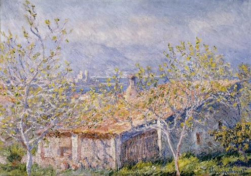 (image for) Claude Oscar Monet paintings Gardener's House at Antibes 1888 - Click Image to Close