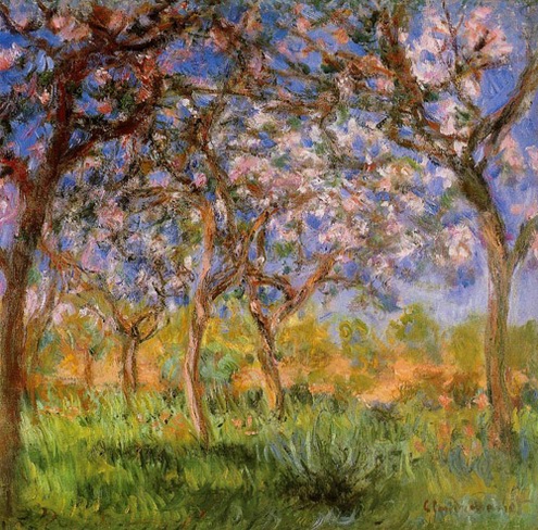 (image for) Claude Oscar Monet paintings art Giverny in Springtime 1899-1900 - Click Image to Close